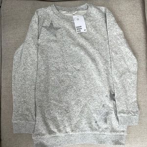 Girls H&M sweatshirt size 8-10 NWT